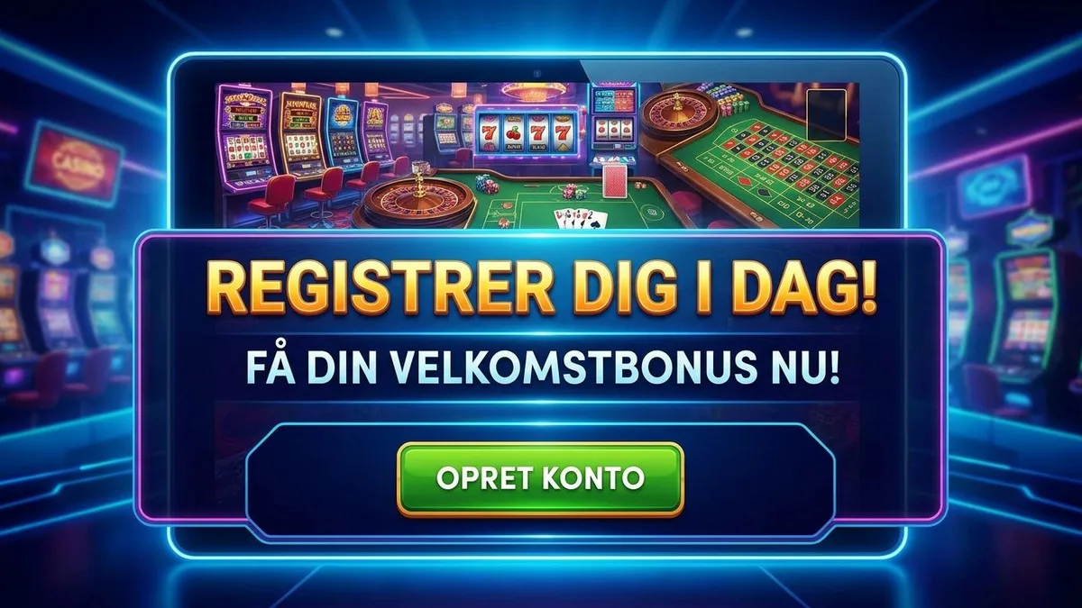 Registrering med bonus